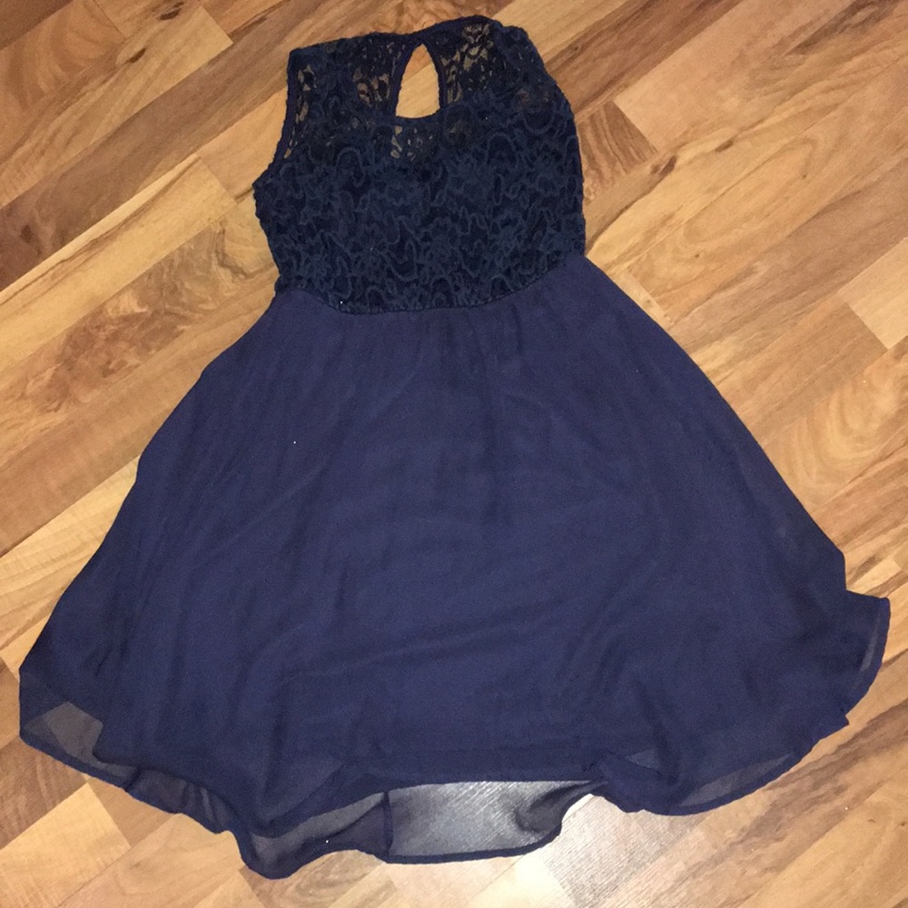 Blue dress